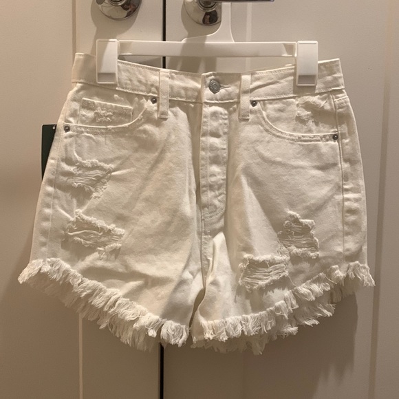 wild fable Pants - White high rise shorts